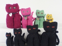 ravelry Frankie Brown Knitted Cats